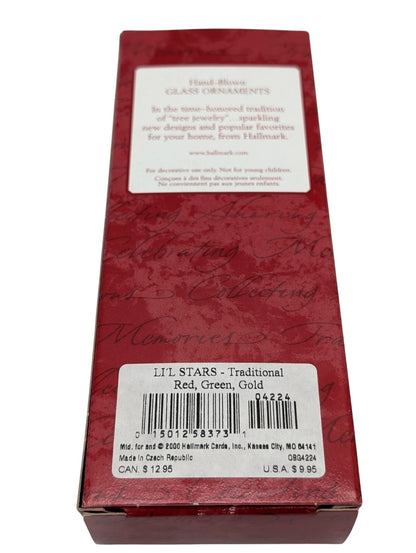 2000 Li'l Stars - Traditional Hallmark Ornament (Blown Glass) QBG4224
