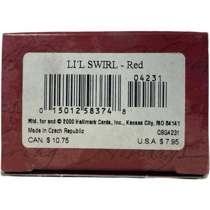 2000 Li'l Swirl - Red (Blown Glass)