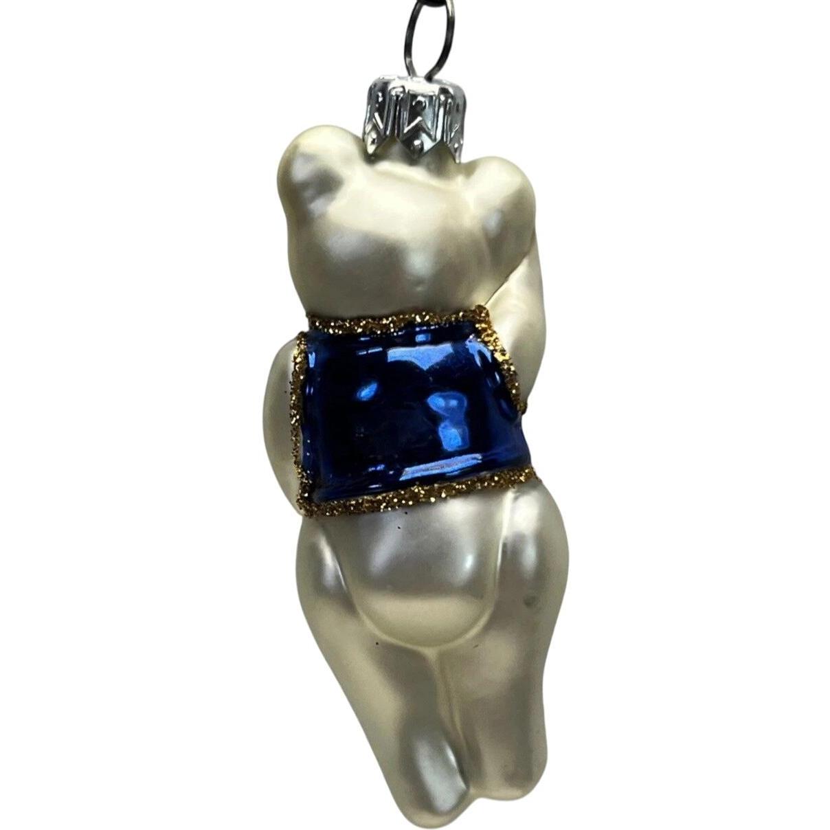 2000 Li'lTeddy Bear Hallmark Ornament (Blown Glass) QBG4264