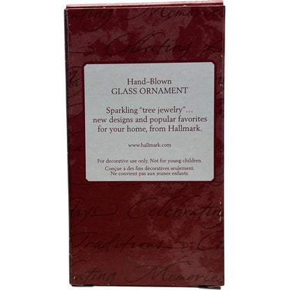 2000 Li'lTeddy Bear Hallmark Ornament (Blown Glass) QBG4264