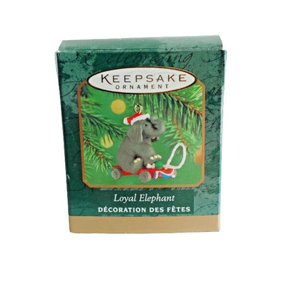 2000 Loyal Elephant Hallmark Ornament (Animal) QXM6041