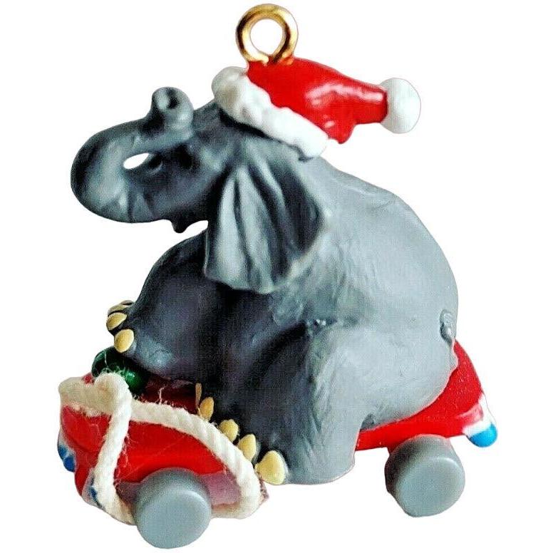 2000 Loyal Elephant Hallmark Ornament (Animal) QXM6041