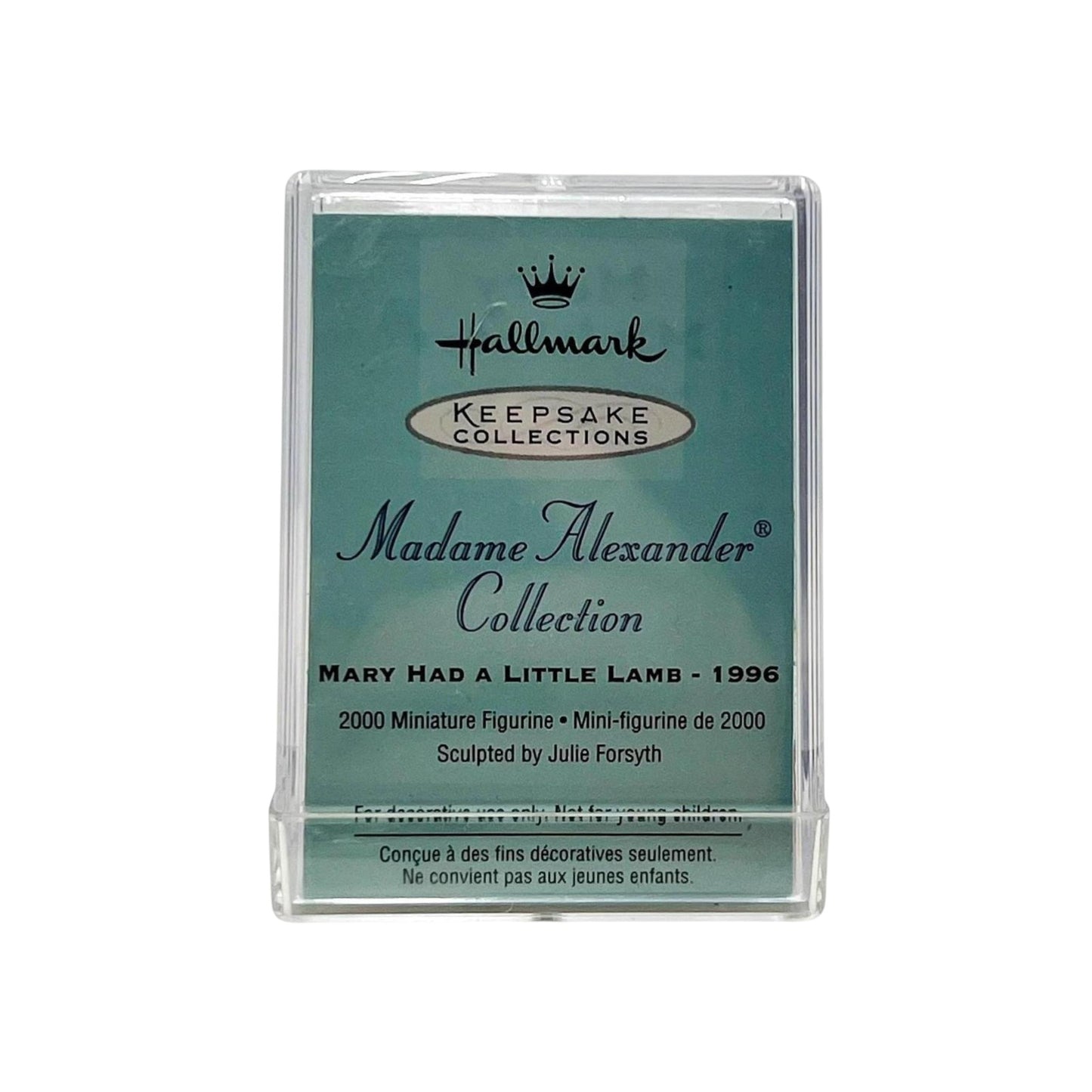 2000 Mary Had a Little Lamb Hallmark Ornament (Merry Miniatures) QMM7014 Image5