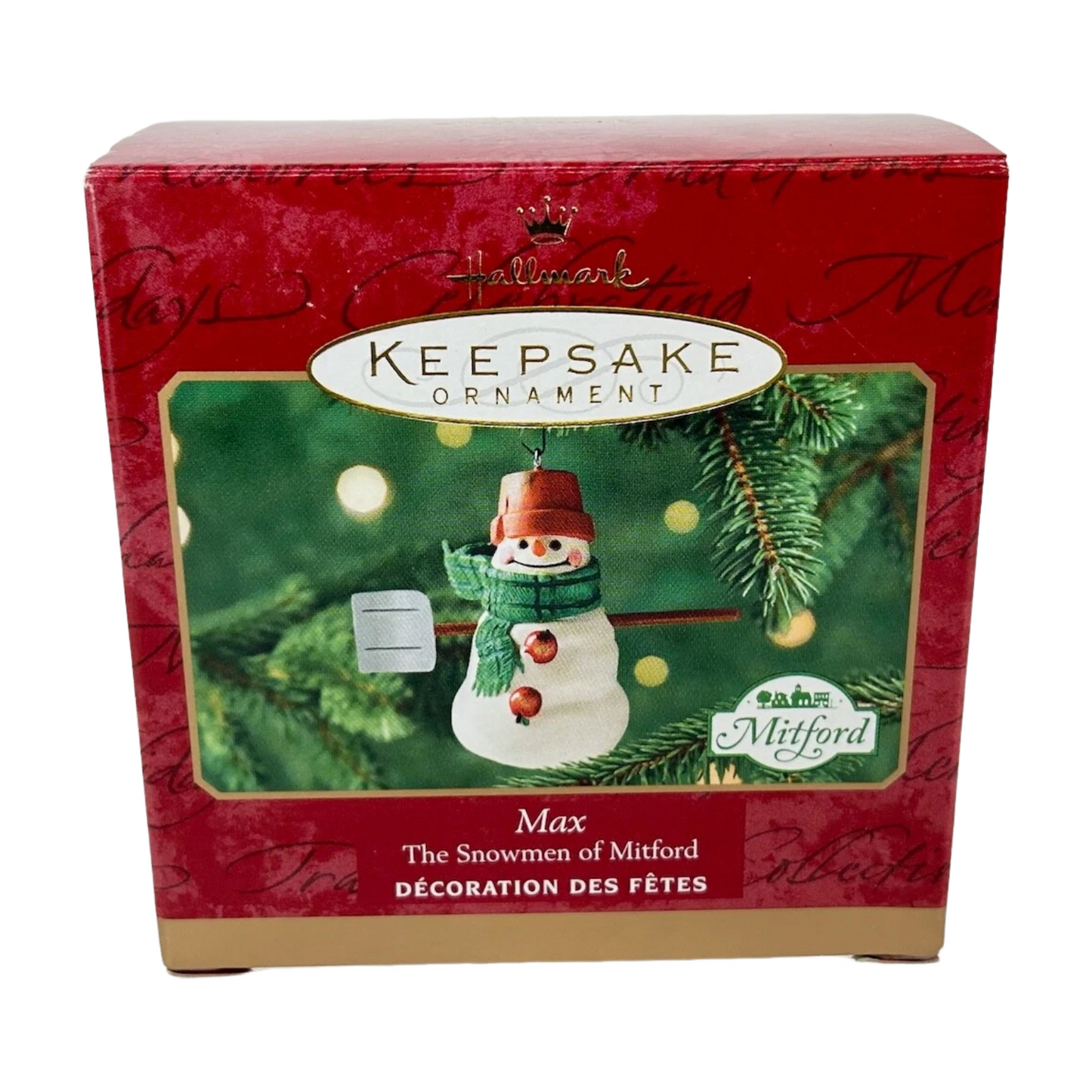 2000 Max Hallmark Ornament (The Snowmen of Mitford) QX8584 Image2