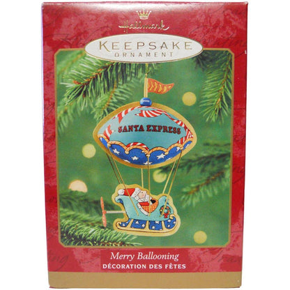 2000 Merry Ballooning Hallmark Ornament (Hot Air Balloon) QX8384