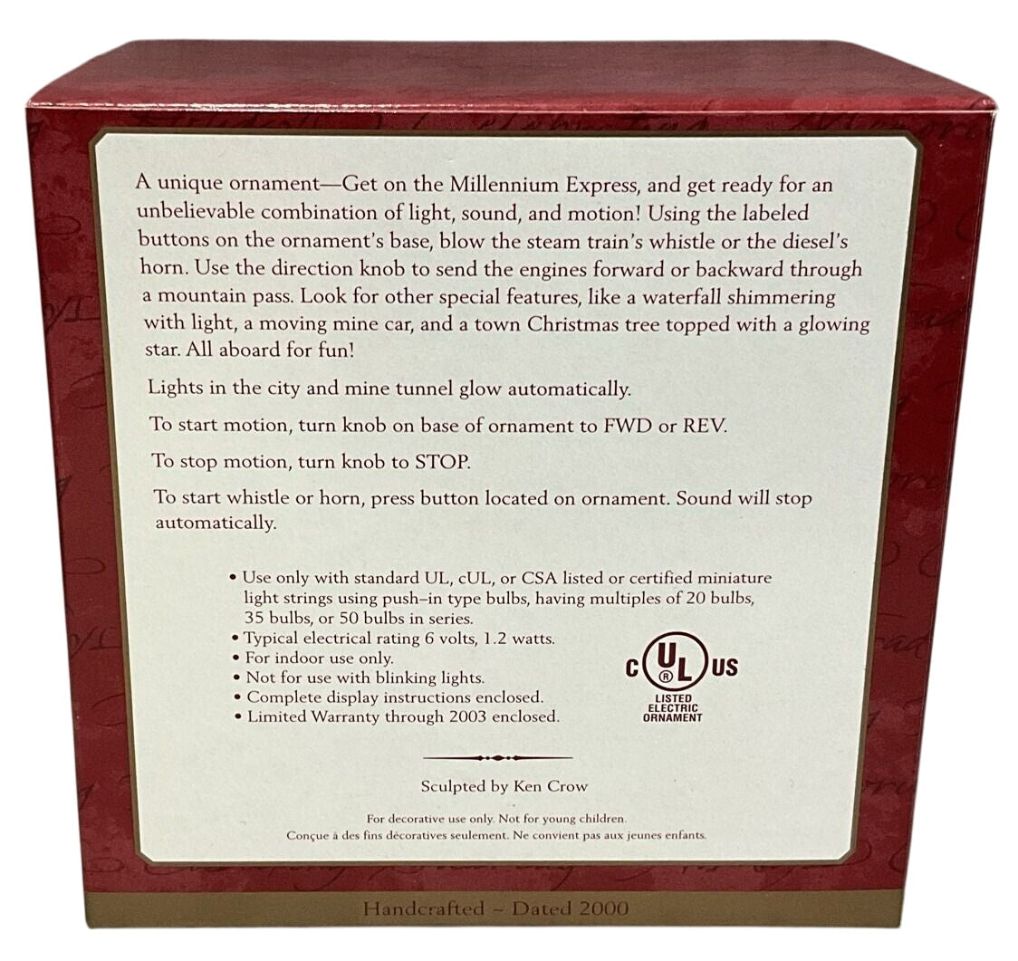 2000 Millennium Express Hallmark Ornament (Magic Train) QLX7364