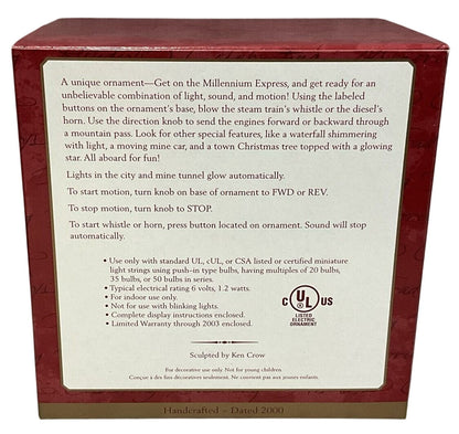 2000 Millennium Express Hallmark Ornament (Magic Train) QLX7364
