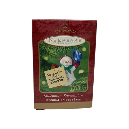 2000 Millennium Snowma'am Hallmark Ornament (Snowmen) QXI5241 Image2
