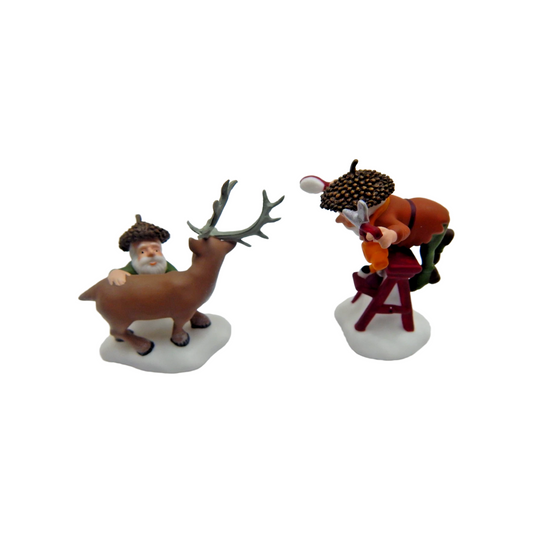 2000 North Pole Woods – Scissors Wizards Set of 2 – Department 56 – Item #56923 Image1