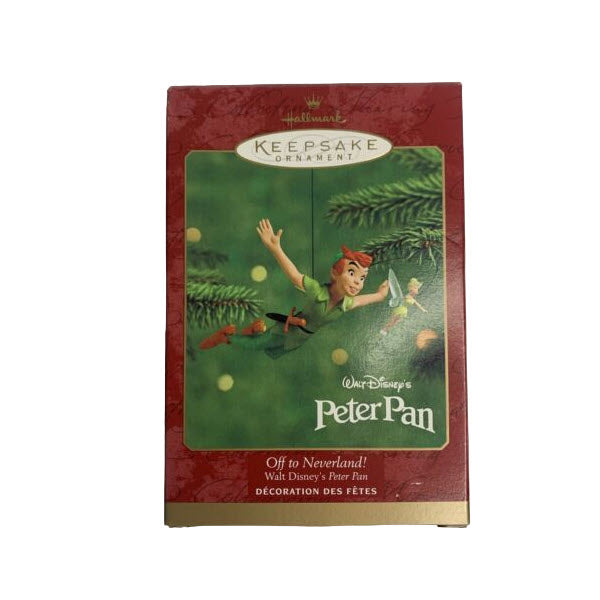 2000 Off to Neverland! Hallmark Ornament (Peter Pan) QXD4004