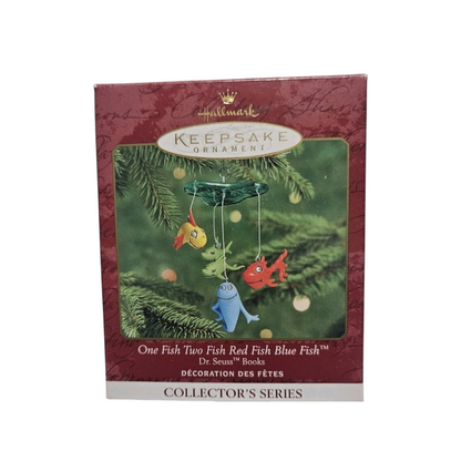 2000 One Fish Two Fish Red Fish Blue Fish Hallmark Ornament (Dr. Seuss) QX6781