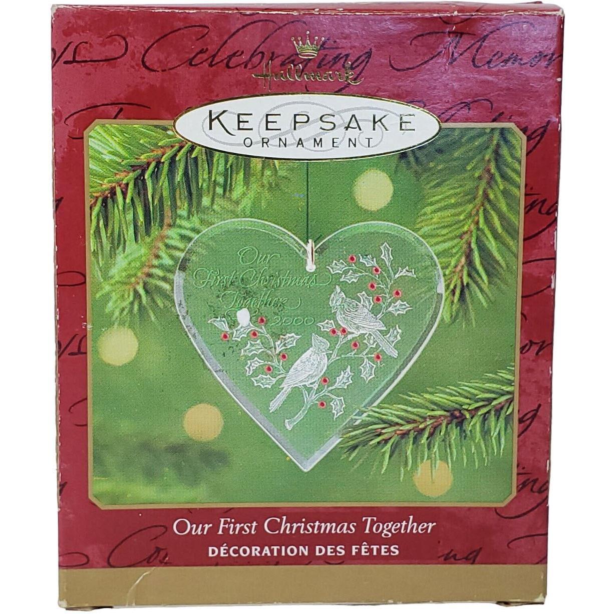 2000 Our First Christmas Together Hallmark Ornament (Heart) QX3104