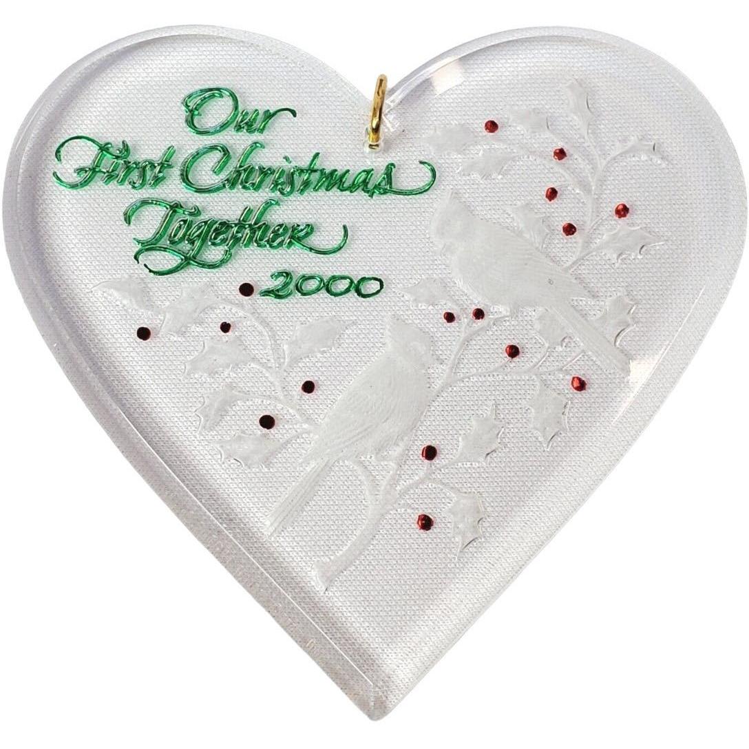 2000 Our First Christmas Together Hallmark Ornament (Heart) QX3104