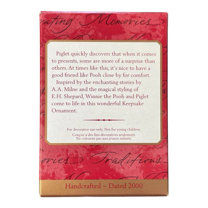 2000 Piglet's Jack-in-the-Box Classic Pooh Hallmark Ornament (Winnie the Pooh) QXD4187 Image4