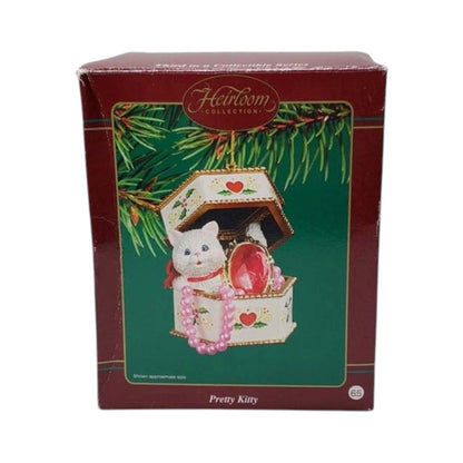 2000 Pretty Kitty (Kitten) Carlton Cards Heirloom Ornament CXOR-092G Image2