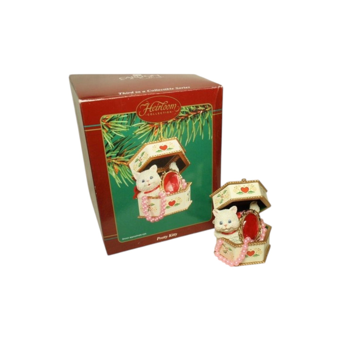 2000 Pretty Kitty (Kitten) Carlton Cards Heirloom Ornament CXOR-092G Image3