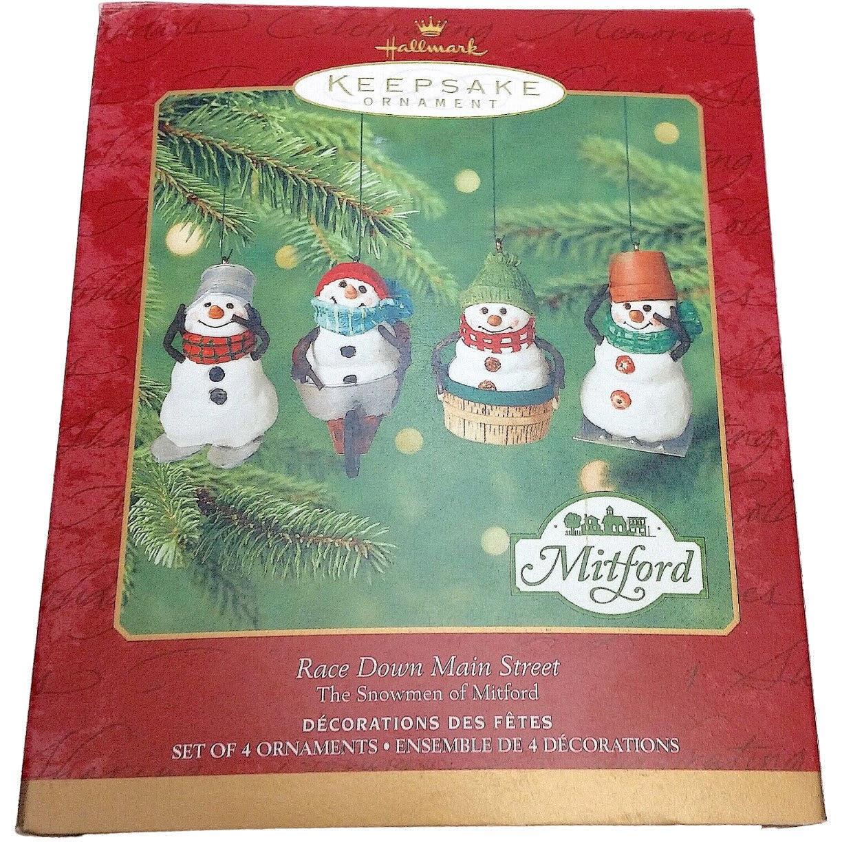 2000 Race Down Main Street Hallmark Ornament (The Snowman of Mitford) QXI5244