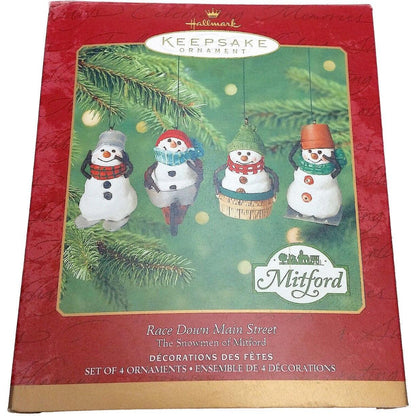 2000 Race Down Main Street Hallmark Ornament (The Snowman of Mitford) QXI5244