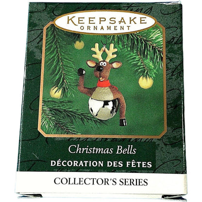 2000 Reindeer Hallmark Ornament (Christmas Bell) QXM5964