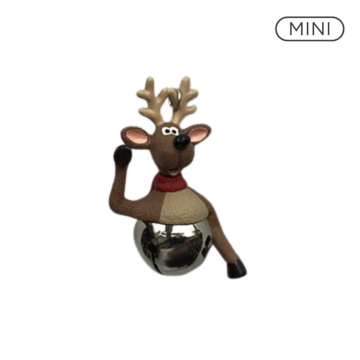 2000 Reindeer Hallmark Ornament (Christmas Bell) QXM5964 Image1