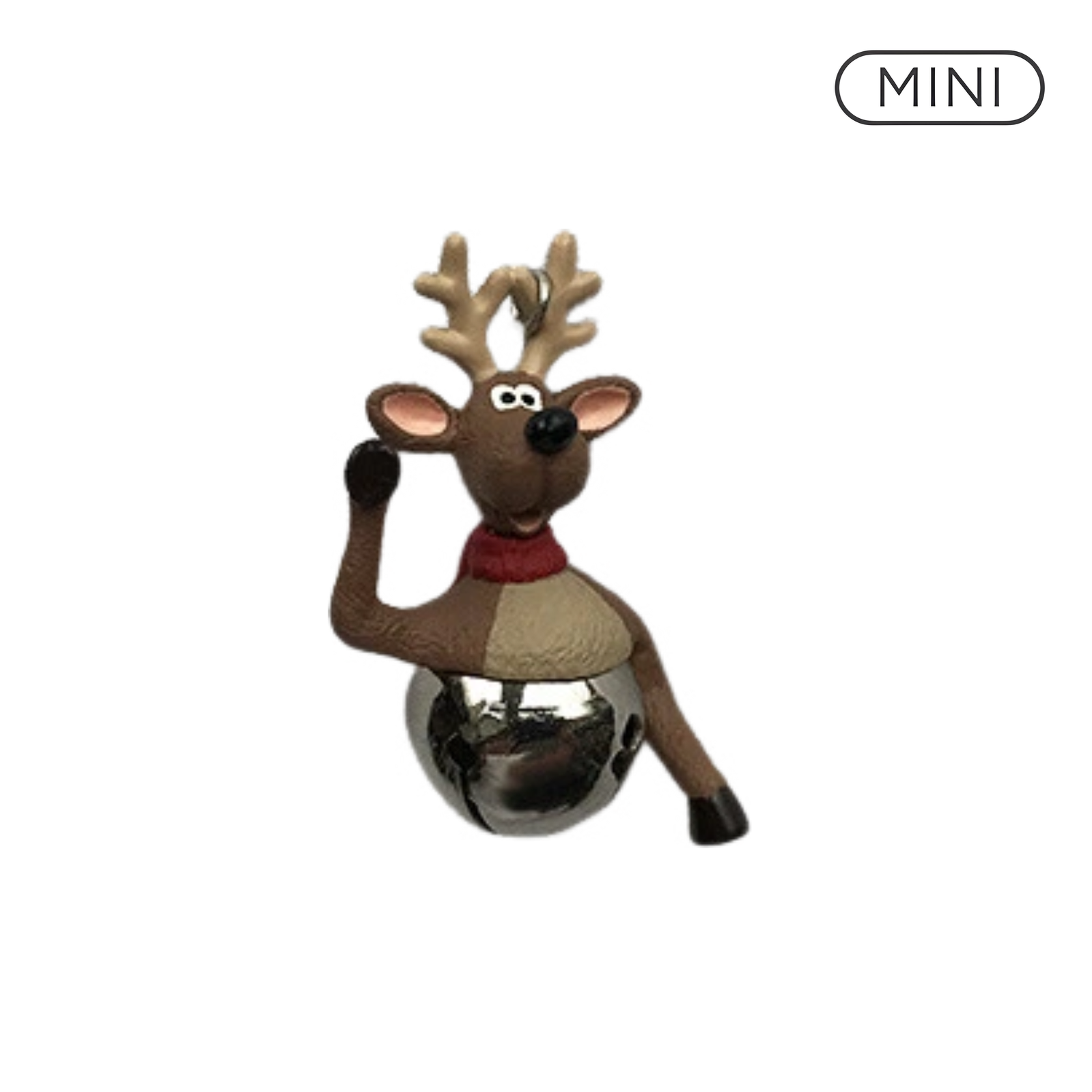 2000 Reindeer Hallmark Ornament (Christmas Bell) QXM5964 Image1