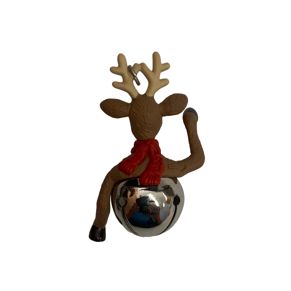 2000 Reindeer Hallmark Ornament (Christmas Bell) QXM5964 Image4