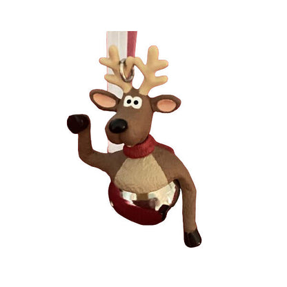 2000 Reindeer Hallmark Ornament (Christmas Bell) QXM5964