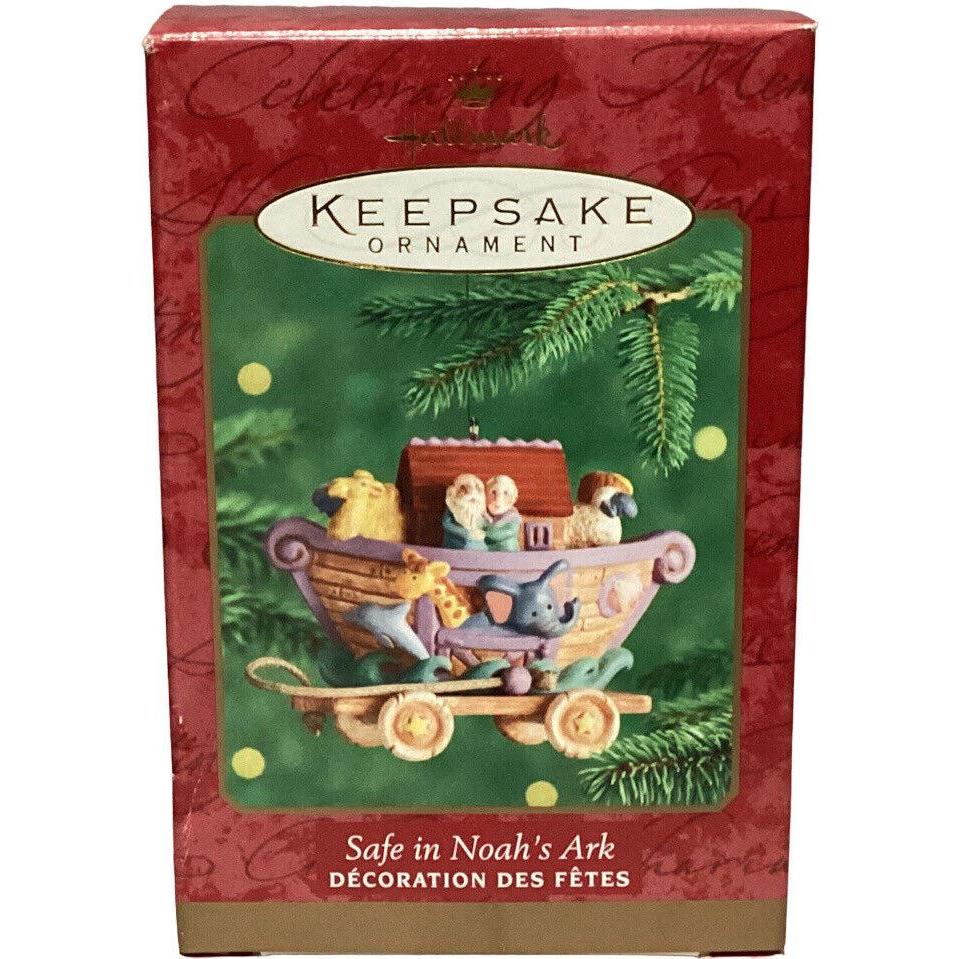 2000 Safe in Noah's Ark Hallmark Ornament (Noah's Ark) QX8514