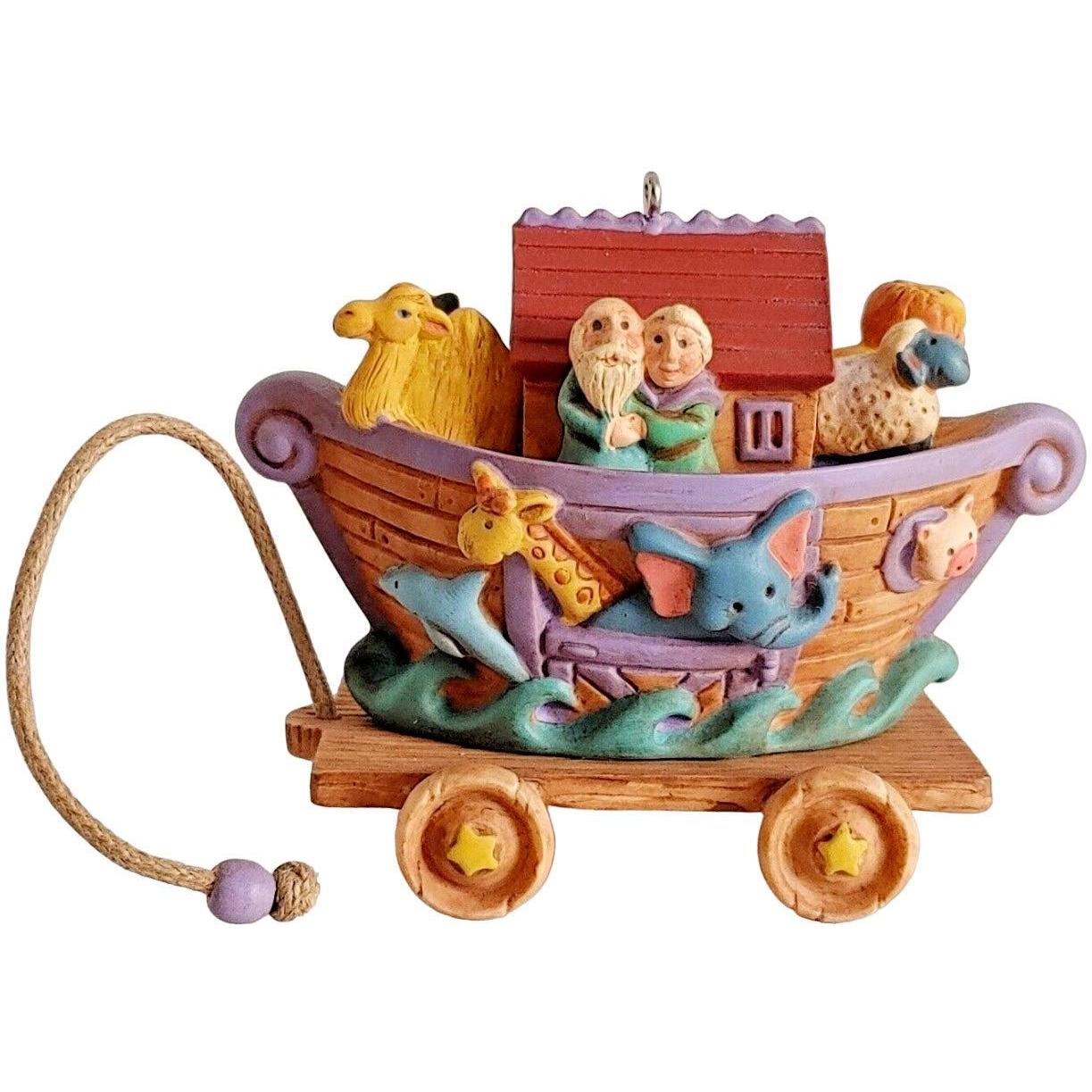 2000 Safe in Noah's Ark Hallmark Ornament (Noah's Ark) QX8514