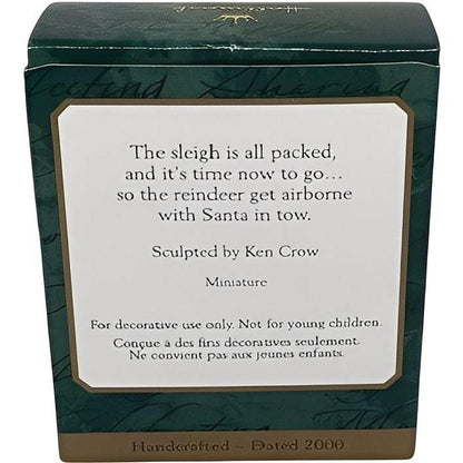 2000 Santa's Journey Begins Hallmark Ornament (Sleigh) QXM6004