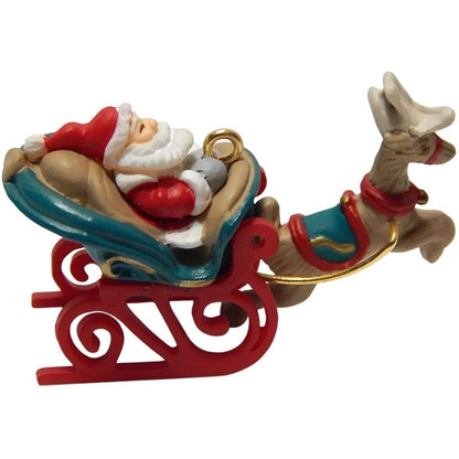 2000 Santa's Journey Begins Hallmark Ornament (Sleigh) QXM6004