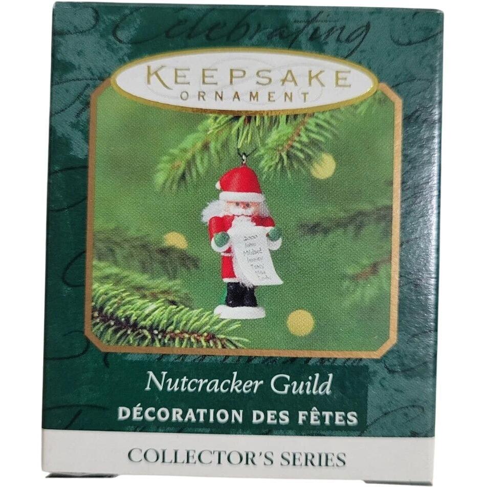 2000 Santa's List Hallmark Ornament (Nutcracker Guild) QXM5991