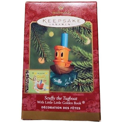 2000 Scuffy the Tugboat Hallmark Ornament (Little Golden Books) QX6871