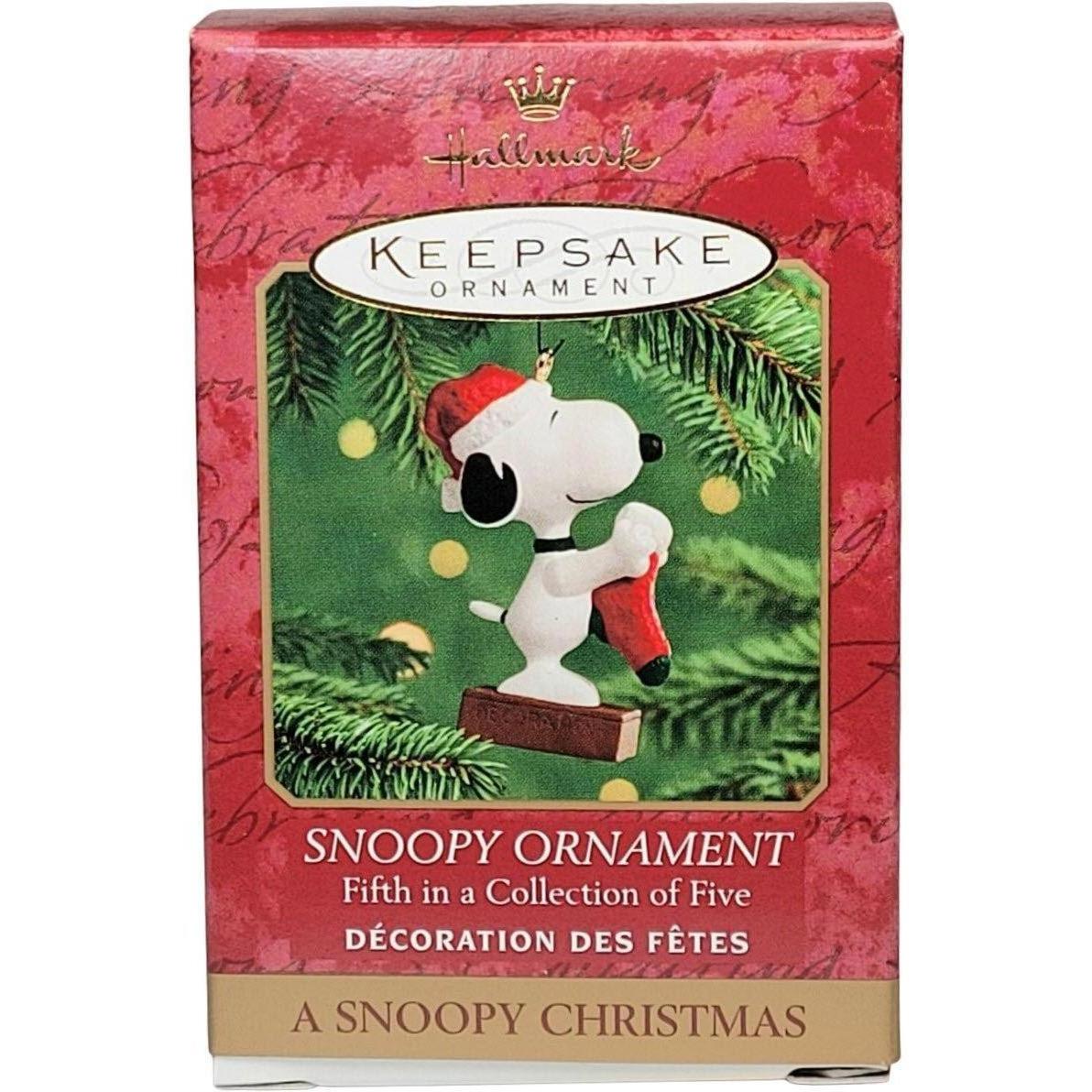 2000 Snoopy Ornament Hallmark Ornament (A Snoopy Christmas) QRP4184