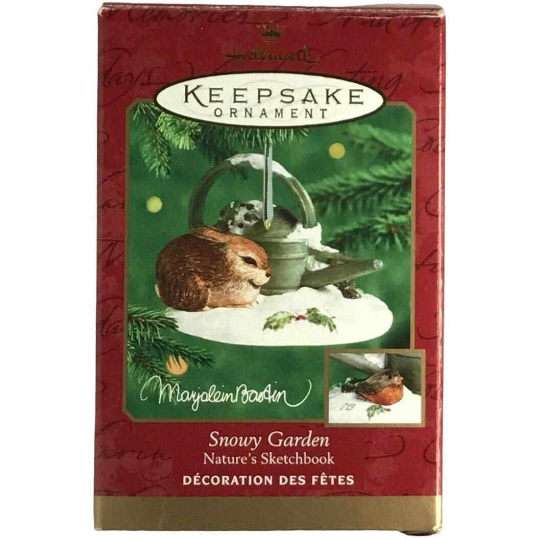 2000 Snowy Garden Hallmark Ornament (Nature's Sketchbook) QX8284
