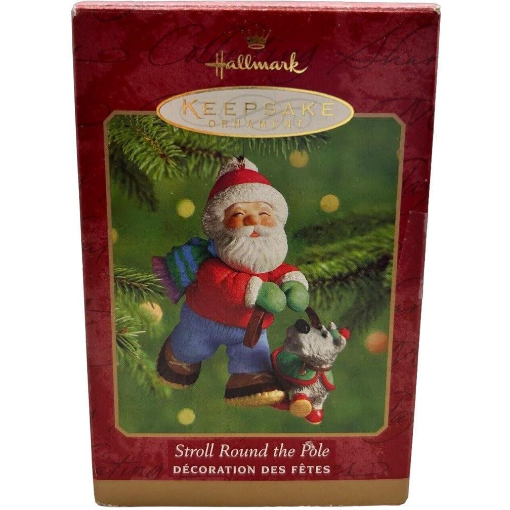 2000 Stroll Round the Pole Hallmark Ornament (Santa Claus) QX8164
