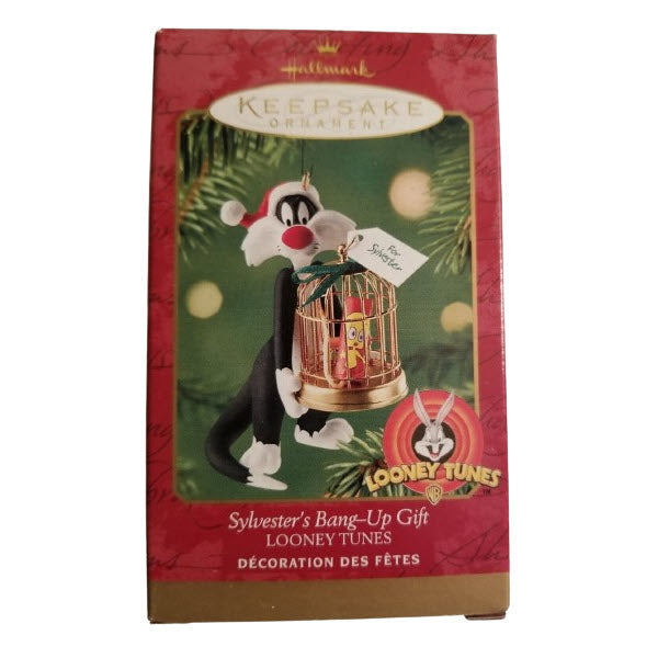2000 Sylvester's Bang-Up Gift Hallmark Ornament (Looney Tunes) QX6912