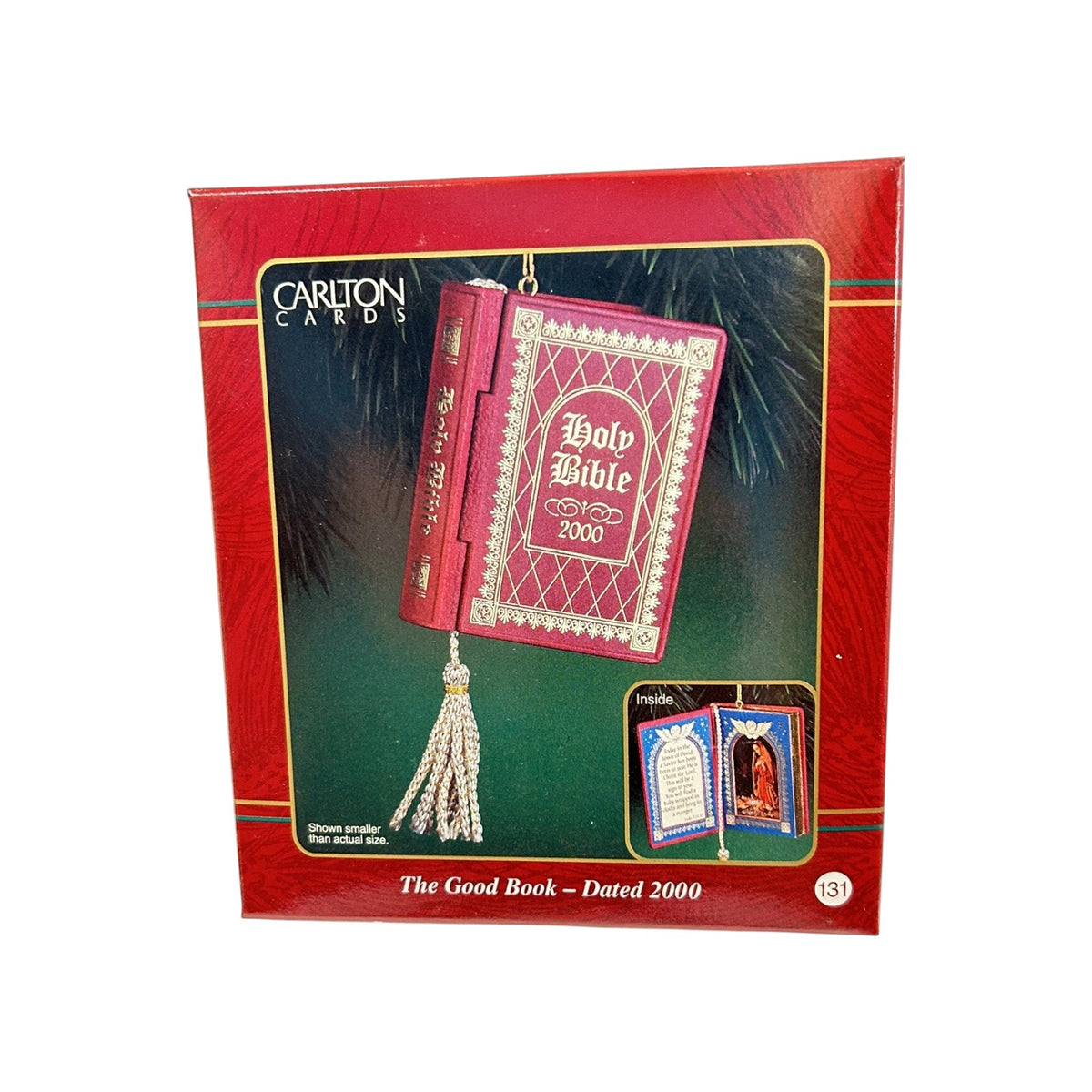 2000 The Good Book Carlton Cards Ornaments (Religious) CXOR-134C Image2