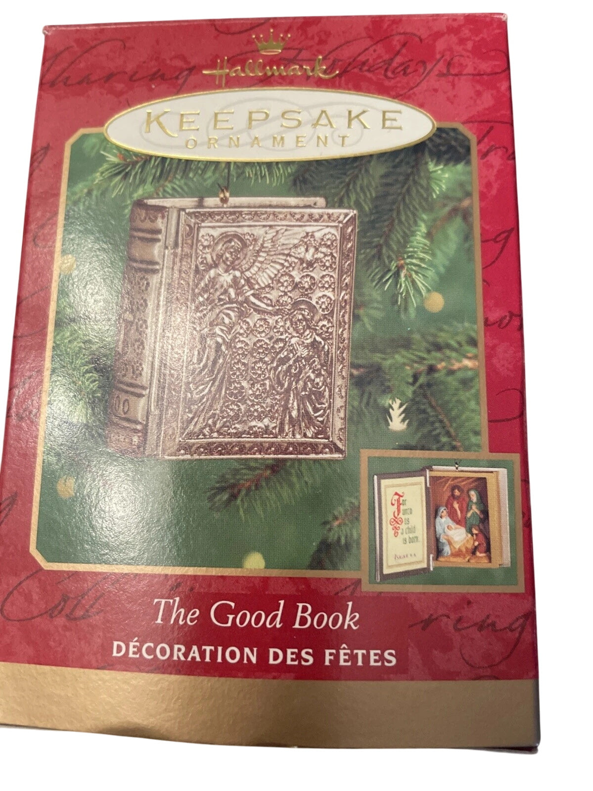 2000 The Good Book Hallmark Ornament (Book) QX8254
