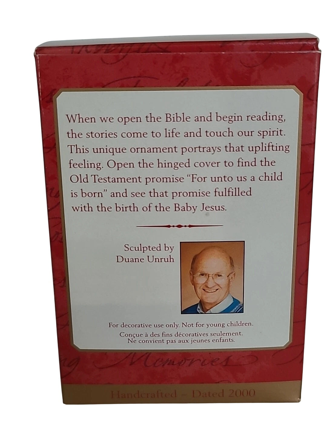 2000 The Good Book Hallmark Ornament (Book) QX8254