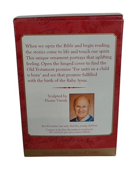 2000 The Good Book Hallmark Ornament (Book) QX8254