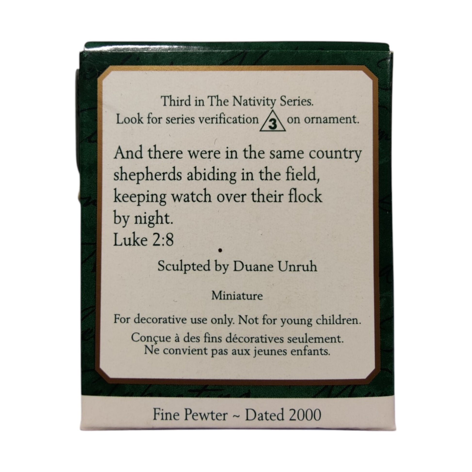 2000 The Nativity Hallmark Ornament (The Nativity) QXM5961 Image6