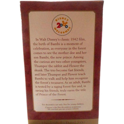 2000 The Newborn Prince Hallmark Ornament (Bambi) QXD4194