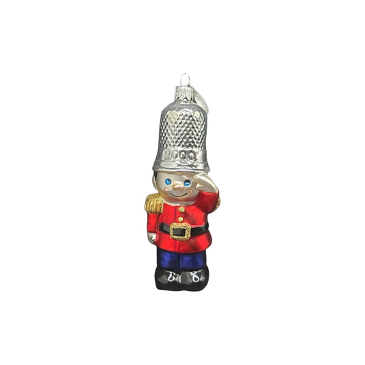 2000 Thimble Soldier Hallmark Ornament (Blown Glass) QBG4061 Image1