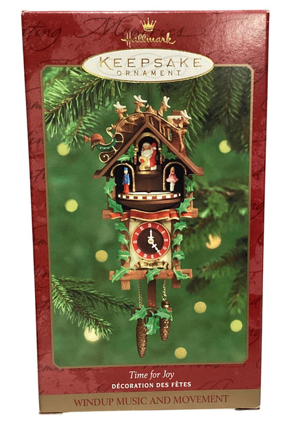 2000 Time for Joy Hallmark Ornament (Wall Clock) QX6904