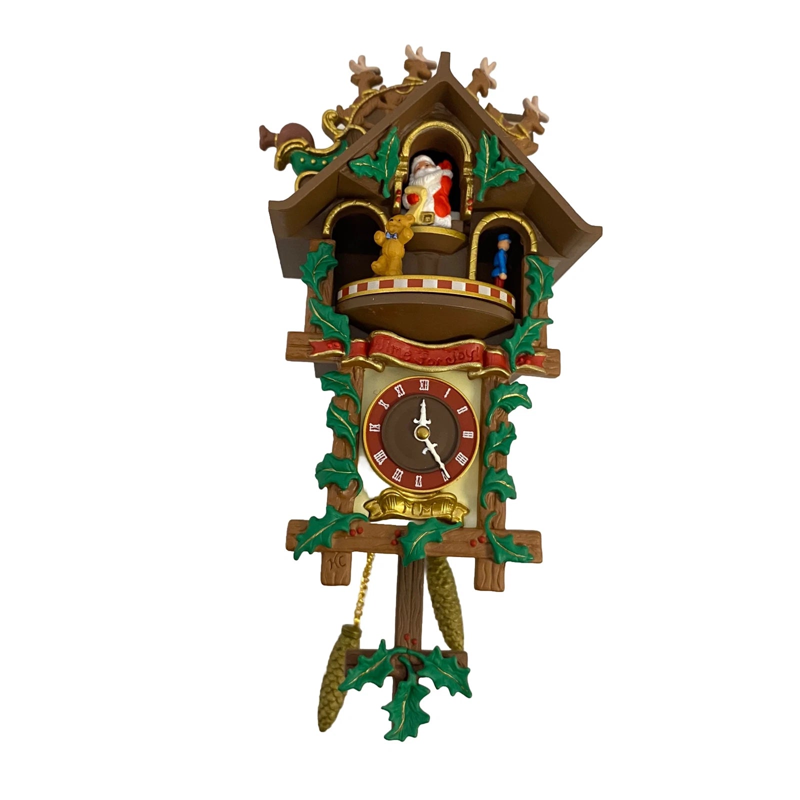 2000 Time for Joy Hallmark Ornament (Wall Clock) QX6904