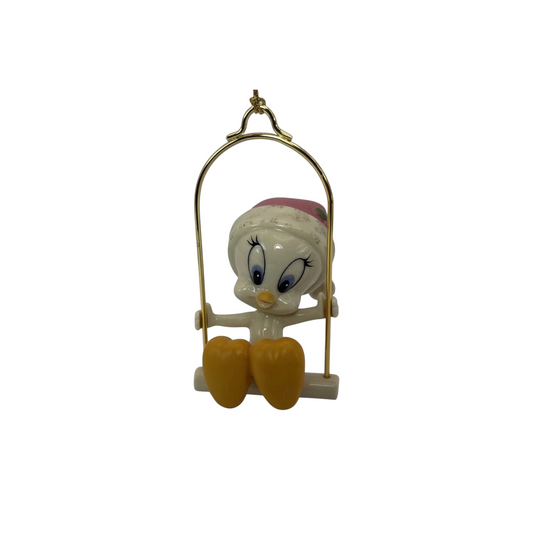 2000 Tweety Swings Into Christmas Looney Tunes Lenox Ornament 760568 Image1