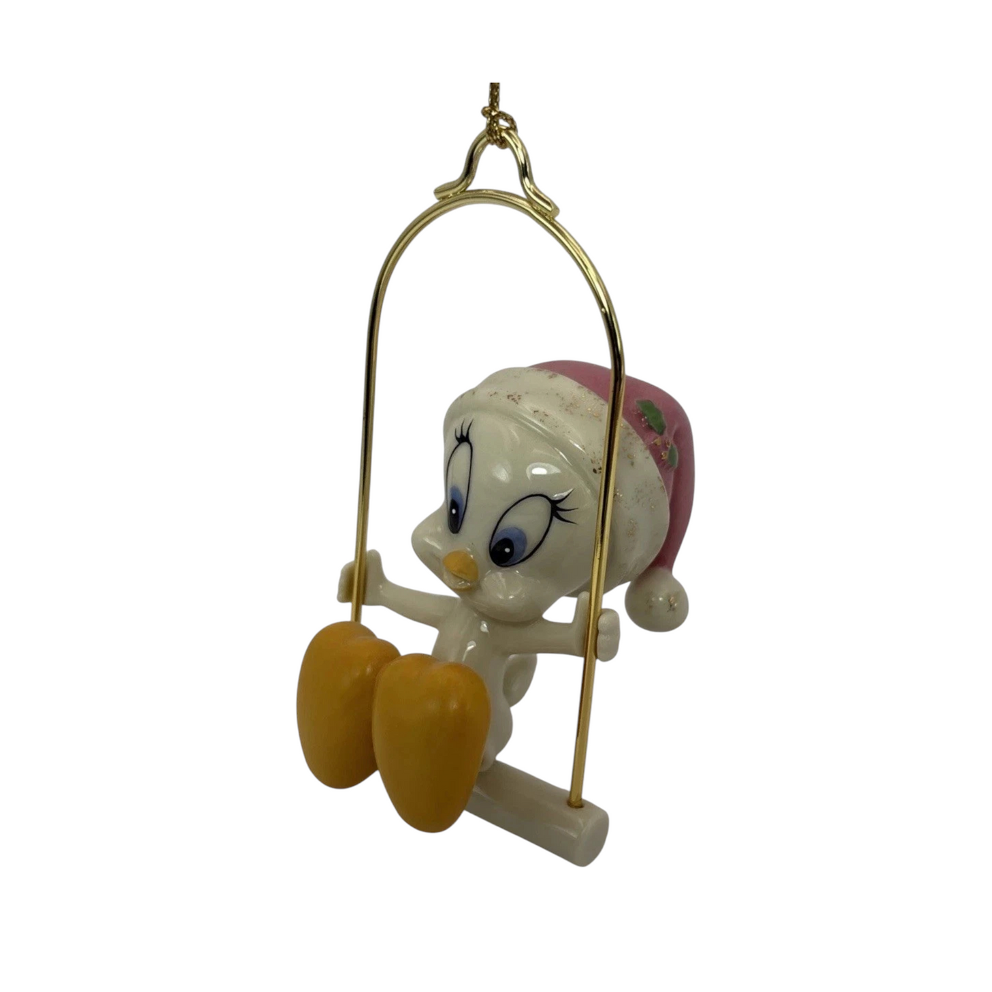 2000 Tweety Swings Into Christmas Looney Tunes Lenox Ornament 760568 Image4