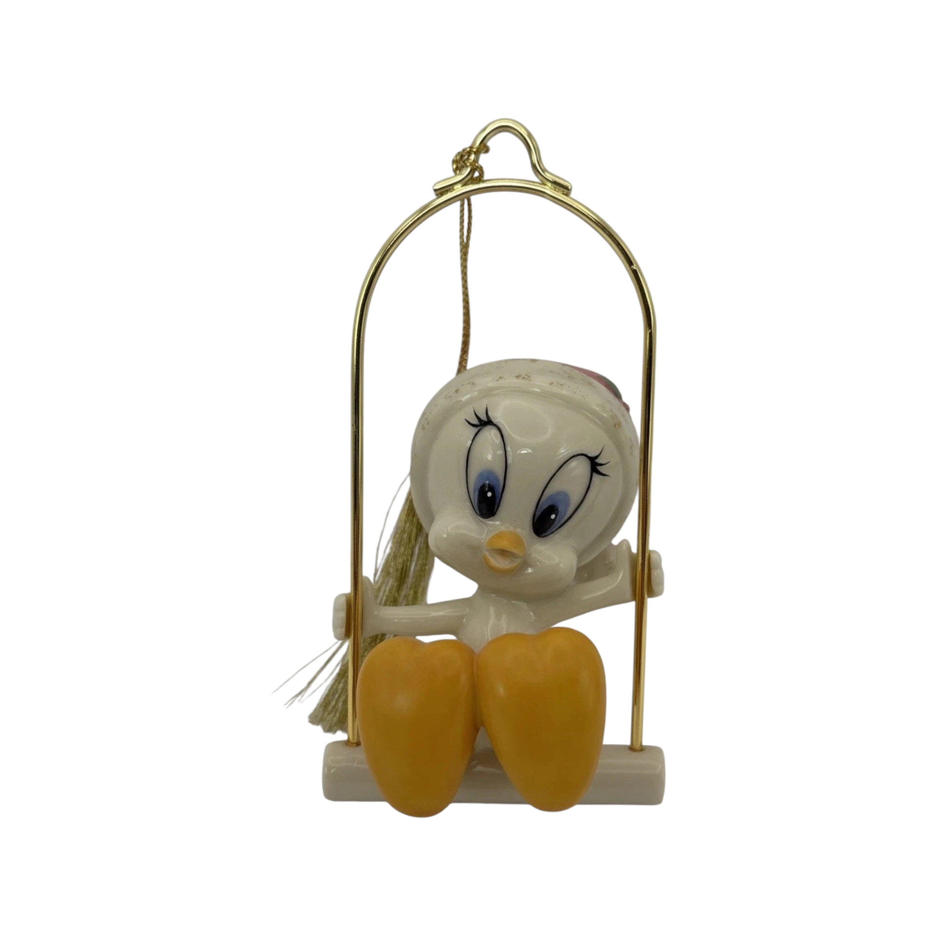 2000 Tweety Swings Into Christmas Looney Tunes Lenox Ornament 760568 Image5