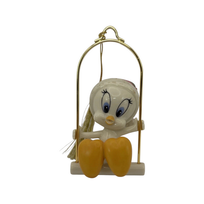 2000 Tweety Swings Into Christmas Looney Tunes Lenox Ornament 760568 Image5